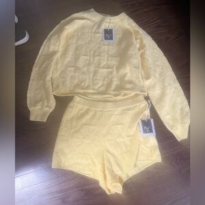 Roller Rabbit x Target yellow embossed set